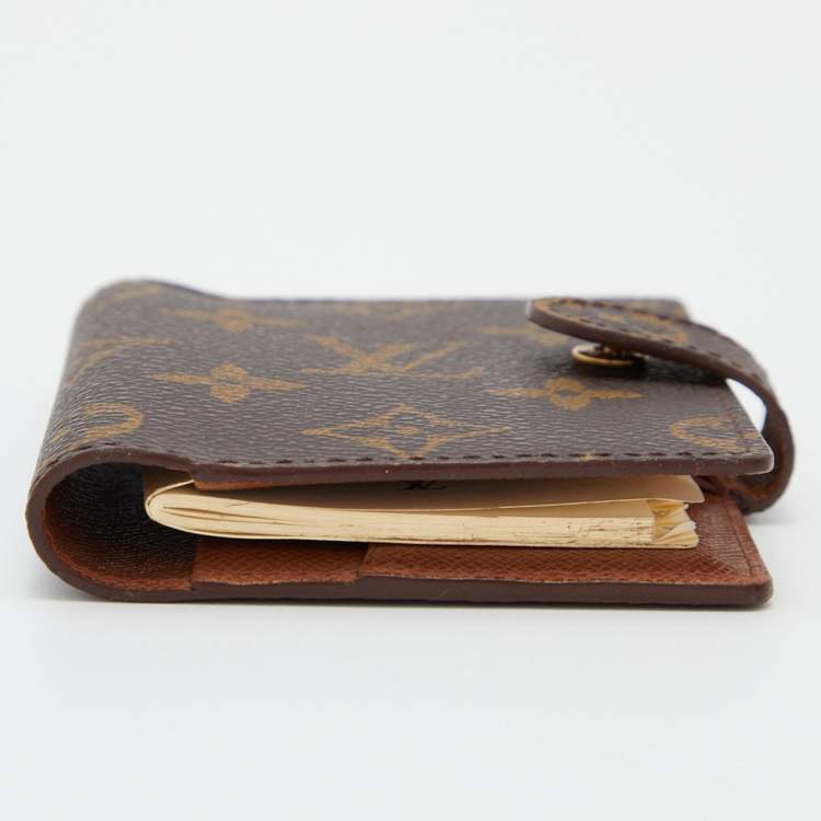 Pre Owned Louis Vuitton Monogram Canvas Mini Agenda Cover