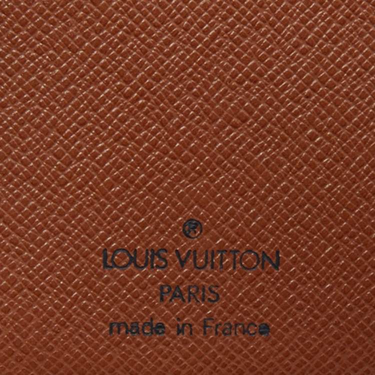 Pre Owned Louis Vuitton Monogram Canvas Mini Agenda Cover