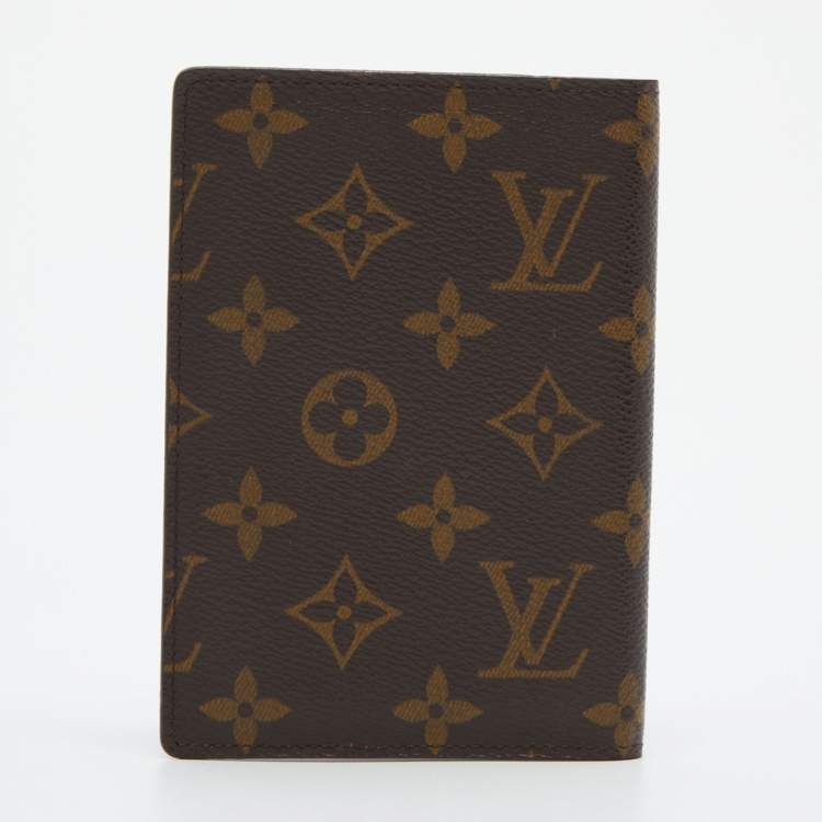 Pre Owned Louis Vuitton Monogram Canvas Passport Cover