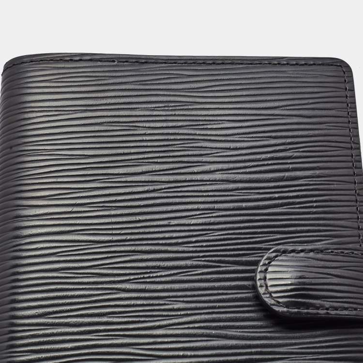 مملوكة مسبقًا Louis Vuitton Black Epi Leather Small Ring Agenda Cover