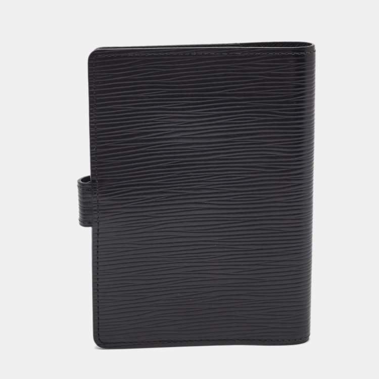 مملوكة مسبقًا Louis Vuitton Black Epi Leather Small Ring Agenda Cover