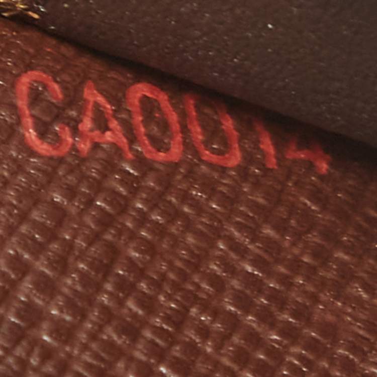 مملوكة مسبقًا Louis Vuitton Damier Ebene Canvas Small Ring Agenda Cover