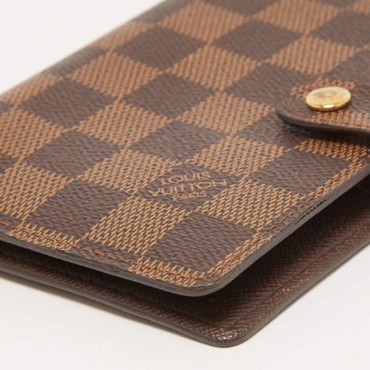 مملوكة مسبقًا Louis Vuitton Damier Ebene Canvas Small Ring Agenda Cover