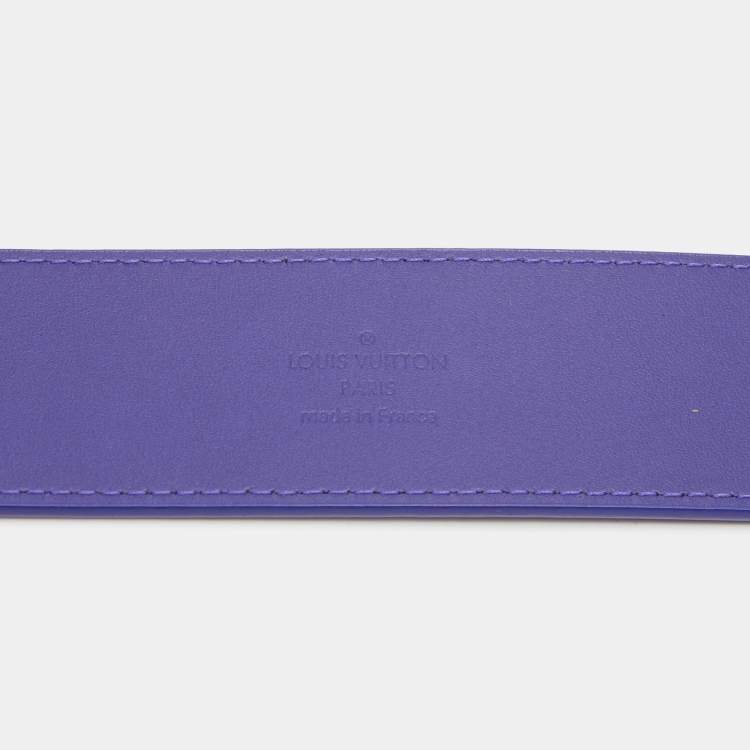 مملوكة مسبقًا Louis Vuitton Figue Epi Leather LV Initiales Belt 85 CM