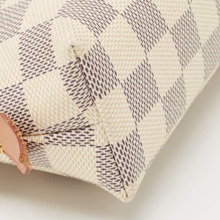 Pre Owned Louis Vuitton Damier Azur Canvas Cosmetic Pouch