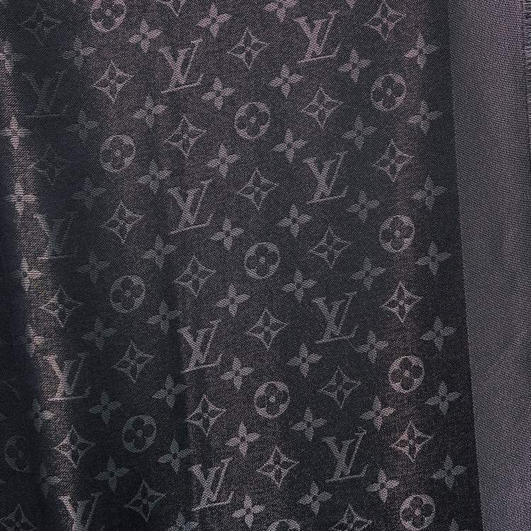 مملوكة مسبقًا Louis Vuitton Black Monogram Shine Shawl