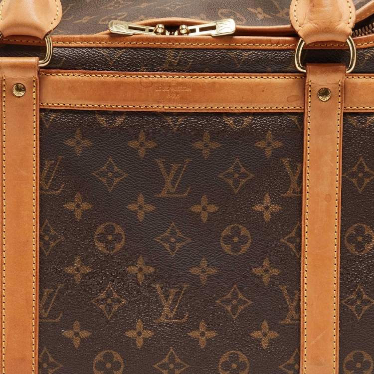 Pre Owned Louis Vuitton Monogram Canvas Dog Carrier 40