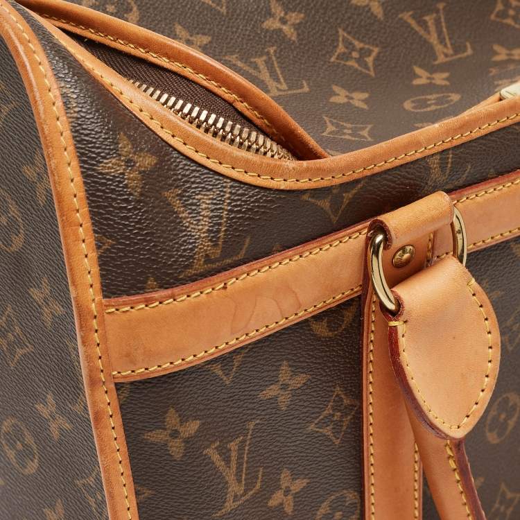 Pre Owned Louis Vuitton Monogram Canvas Dog Carrier 40