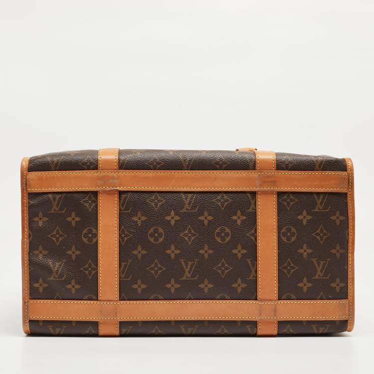 Pre Owned Louis Vuitton Monogram Canvas Dog Carrier 40