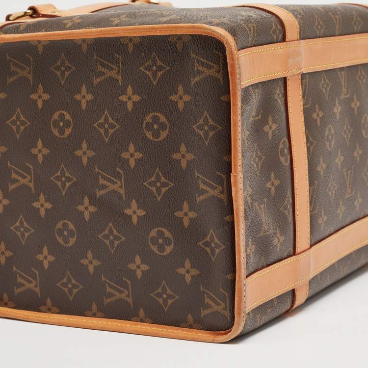 Pre Owned Louis Vuitton Monogram Canvas Dog Carrier 40