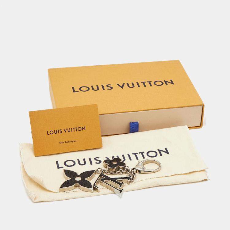 Pre Owned Louis Vuitton Fleur Resin SIlver Tone  Bag Charm