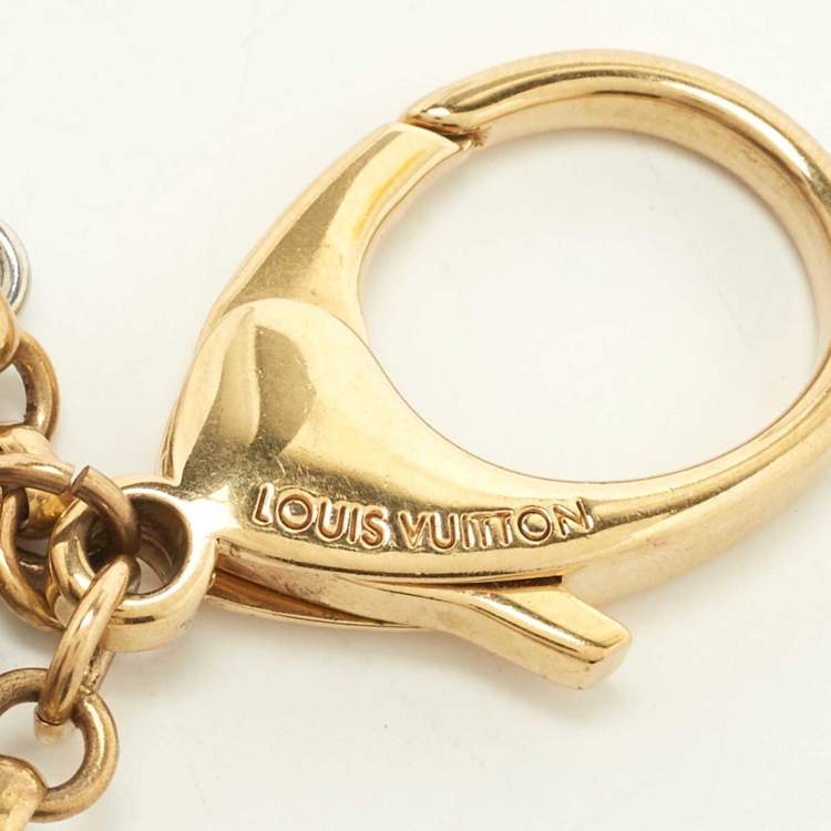 Pre Owned Louis Vuitton Tapage Three Tone Metal Bag Charm