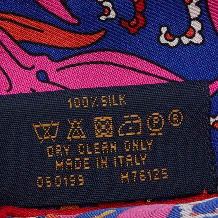 Pre Owned Louis Vuitton Multicolor Confidential Garden printed Silk Square Scarf