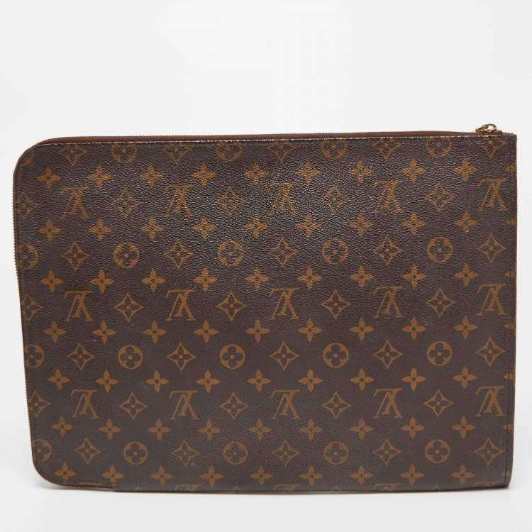 Pre Owned Louis Vuitton Monogram Canvas Poche Document Portfolio Case