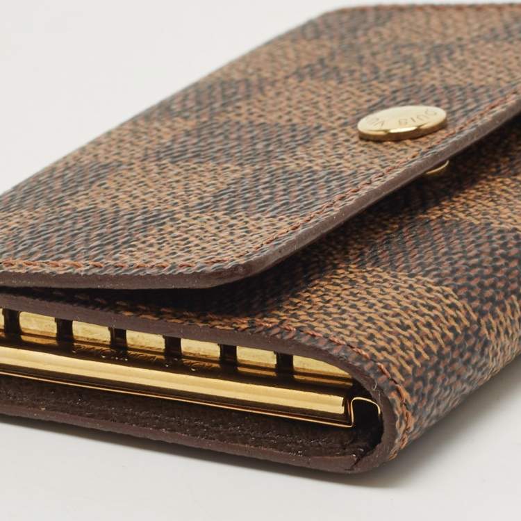 Pre Owned Louis Vuitton Damier Ebene Canvas 4 Key Holder