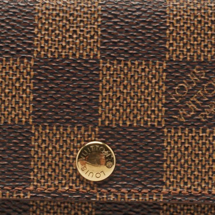 Pre Owned Louis Vuitton Damier Ebene Canvas 4 Key Holder