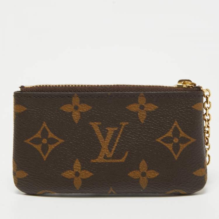 Pre Owned Louis Vuitton Monogram Canvas Key Pouch