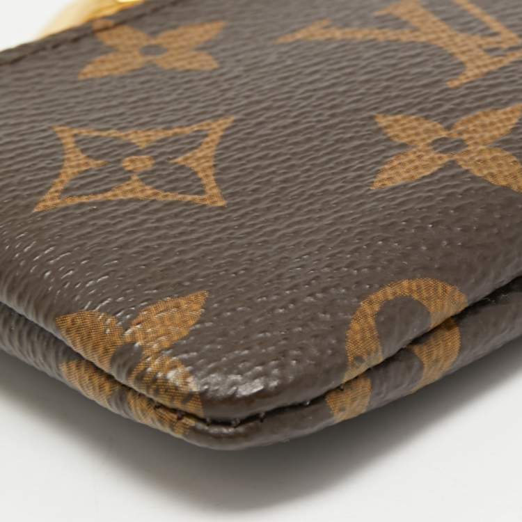 Pre Owned Louis Vuitton Monogram Canvas Key Pouch