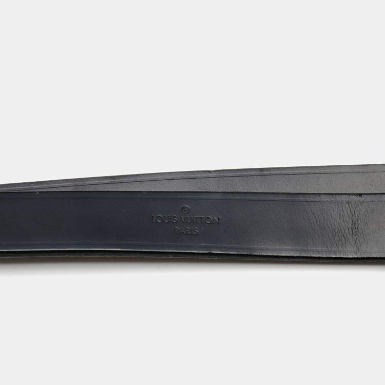Pre Owned Louis Vuitton Black Leather Adjustable Shoulder Bag Strap