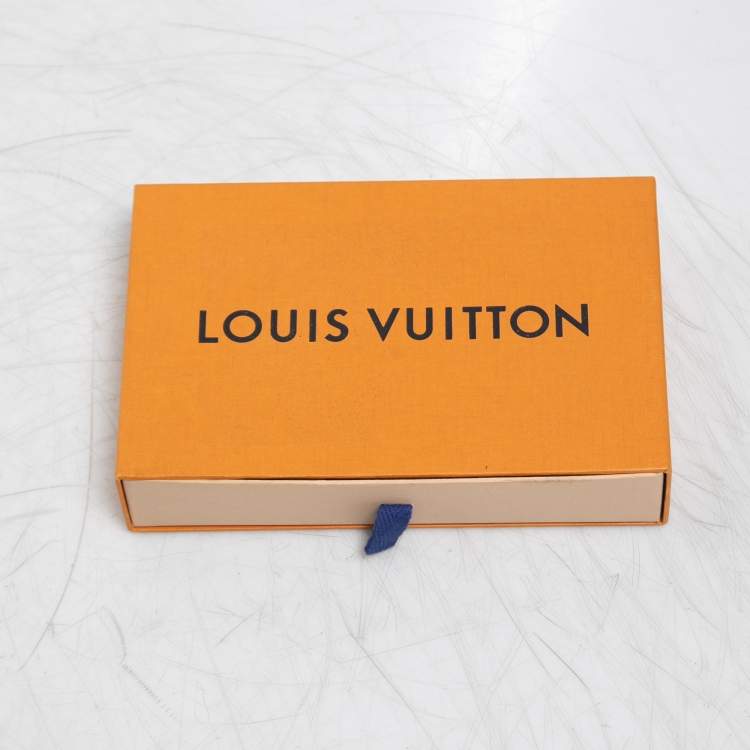 Pre Owned Louis Vuitton Rouge Crazy In Lock Print Silk Scarf