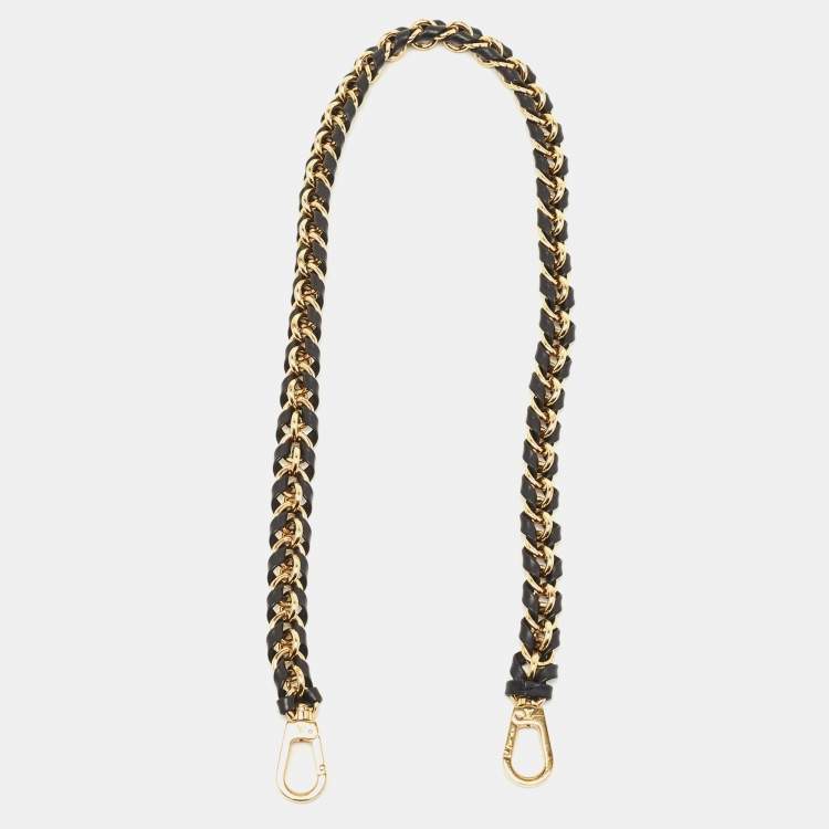 lv bag strap chain