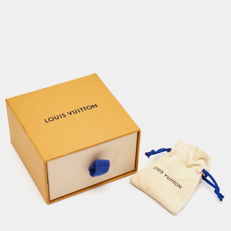 Pre Owned Louis Vuitton Essential V Gold Tone Necklace