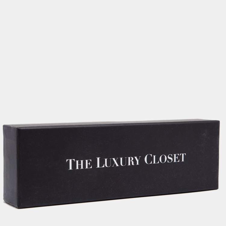 Pre Owned Louis Vuitton Gamble Crystals Gold Tone Bracelet