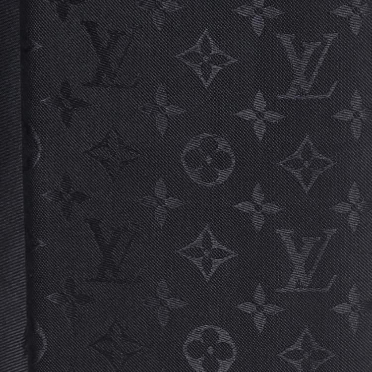 Louis Vuitton Dark Grey Monogram Silk & Wool Classique Shawl Louis