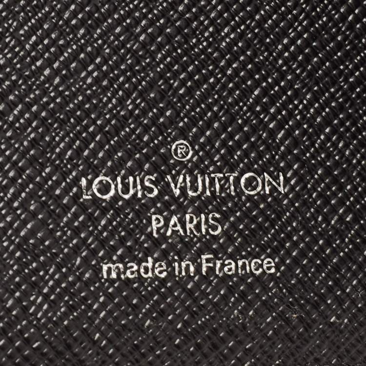 Pre Owned Louis Vuitton Damier Graphite Canvas Passport Cover  