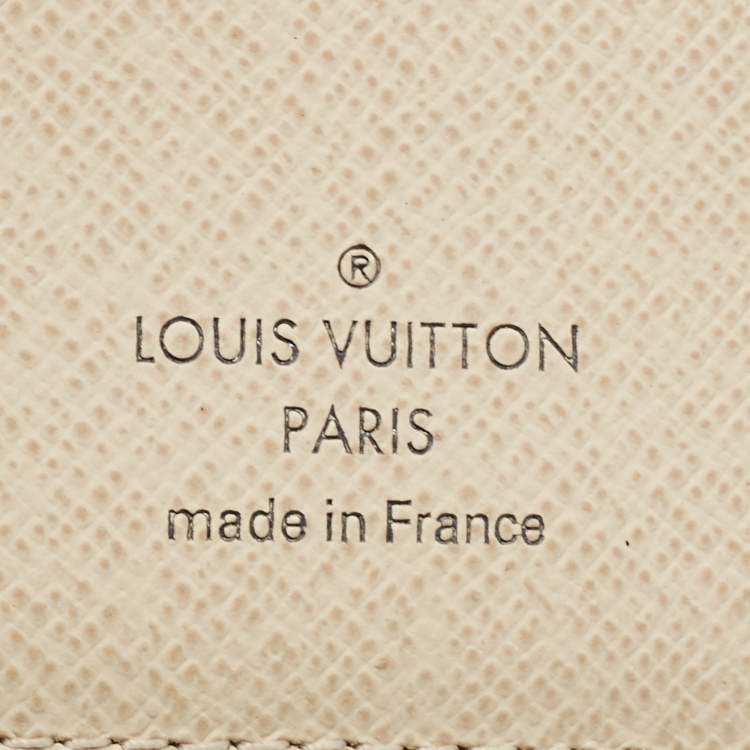 Pre Owned Louis Vuitton Damier Azur Canvas Passport Cover