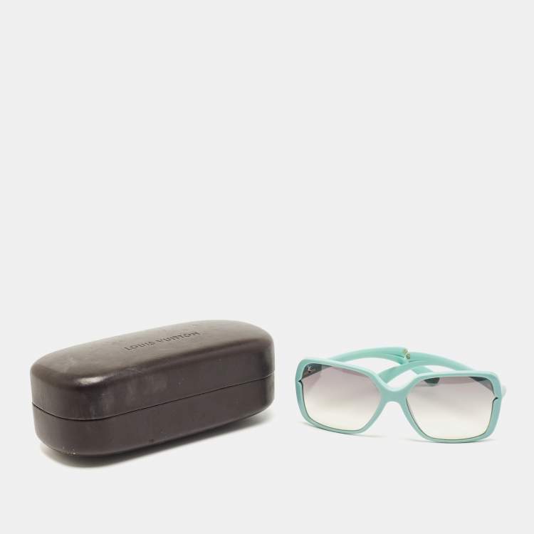 مملوكة مسبقًا Louis Vuitton Blue  Acetate Z0363w Gradient Oversized Sunglasses 