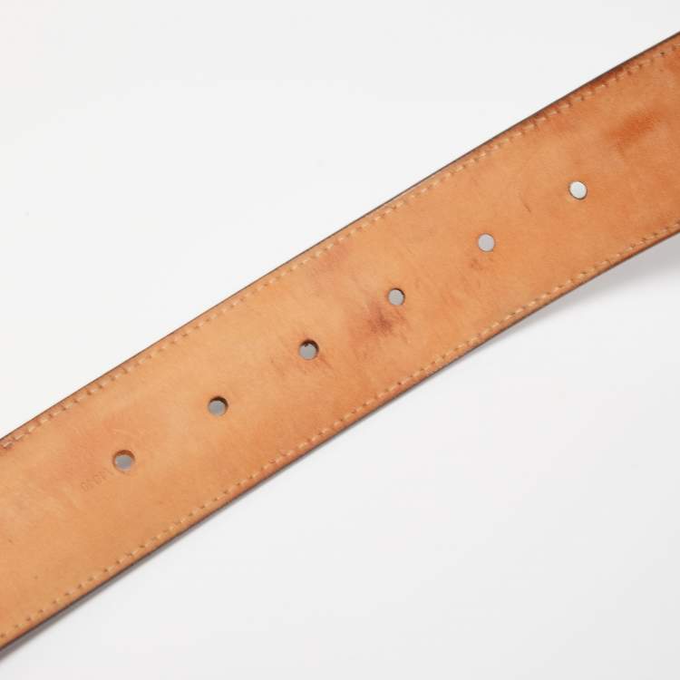 مملوكة مسبقًا Louis Vuitton Monogram Canvas LV Initiales Belt 85CM