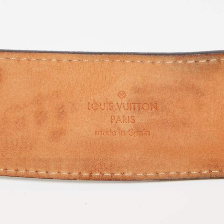 مملوكة مسبقًا Louis Vuitton Monogram Canvas LV Initiales Belt 85CM