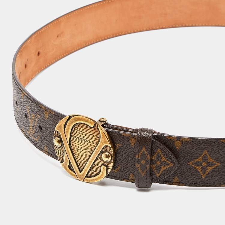 مملوكة مسبقًا Louis Vuitton Monogram Canvas Ceinture 1904 Buckle Belt 95CM