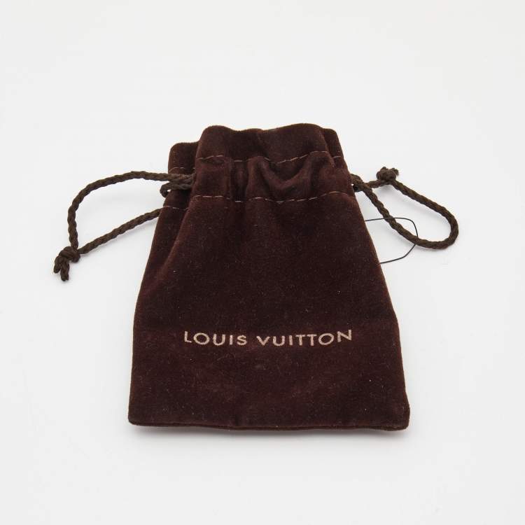 Pre Owned Louis Vuitton Faux Pearl Two Tone Necklace