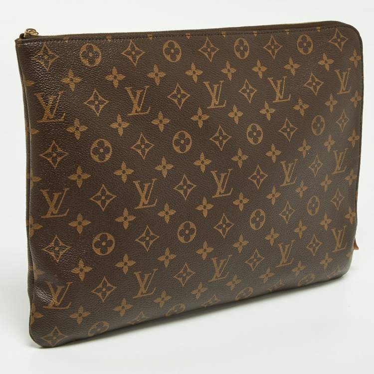 Pre Owned Louis Vuitton Monogram Poche Documents Portfolio Case