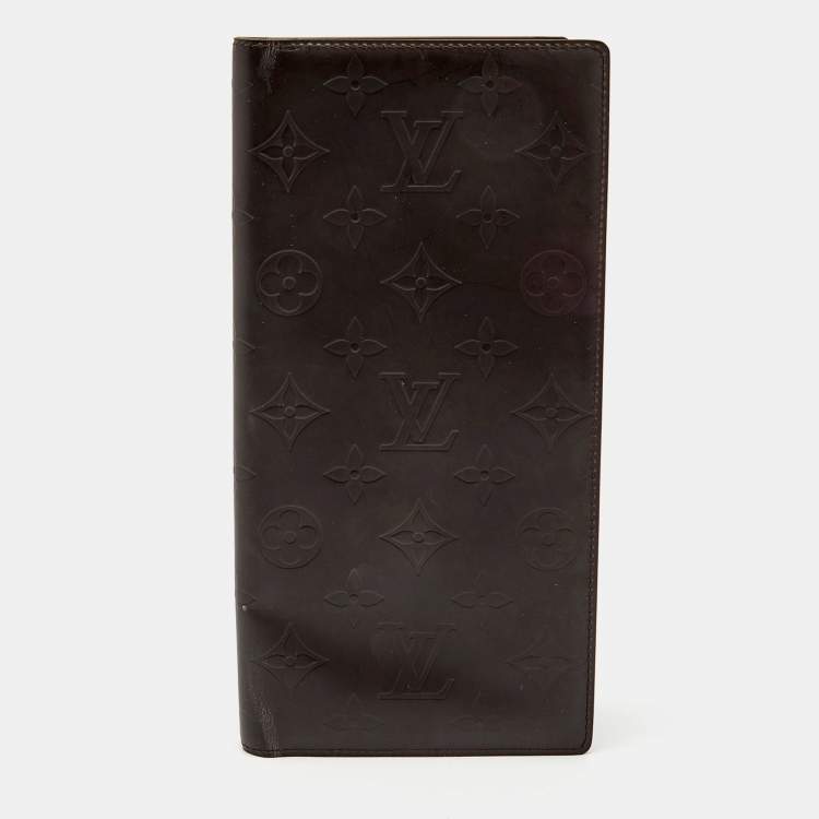 Louis Vuitton Dark Brown Leather BiFold Wallet