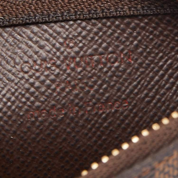 Pre Owned Louis Vuitton Damier Ebene Canvas Key Pouch