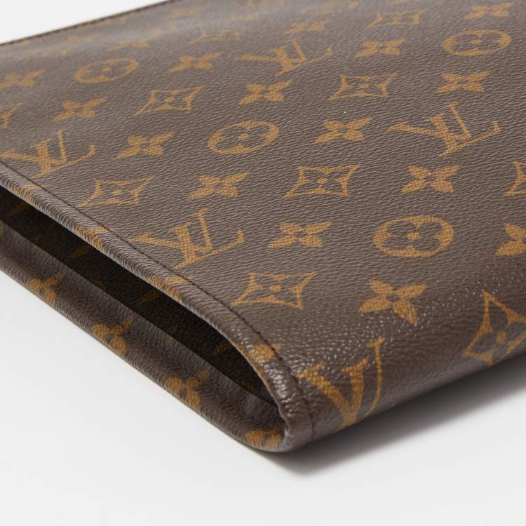 Pre Owned Louis Vuitton Monogram Canvas Poche Document Portfolio Case