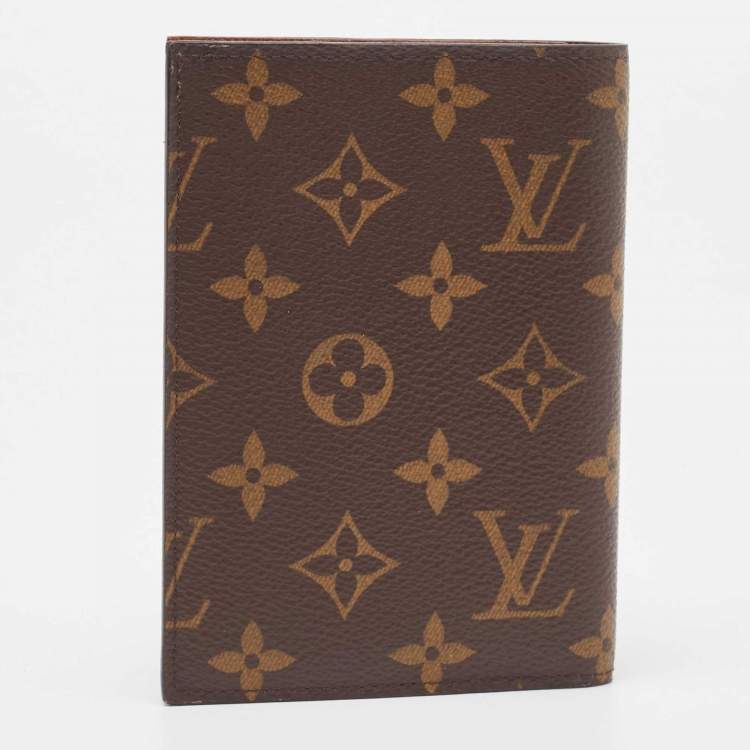 Pre Owned Louis Vuitton Monogram Canvas Passport Cover