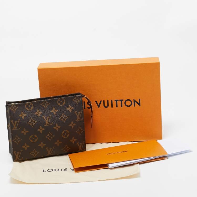 Pre Owned Louis Vuitton Monogram Canvas Toiletry 19 Pouch