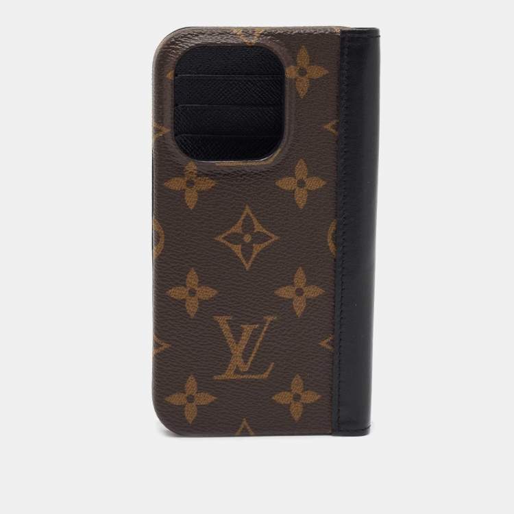 Pre Owned Louis Vuitton Monogram Canvas iPhone 14 Pro Folio Case