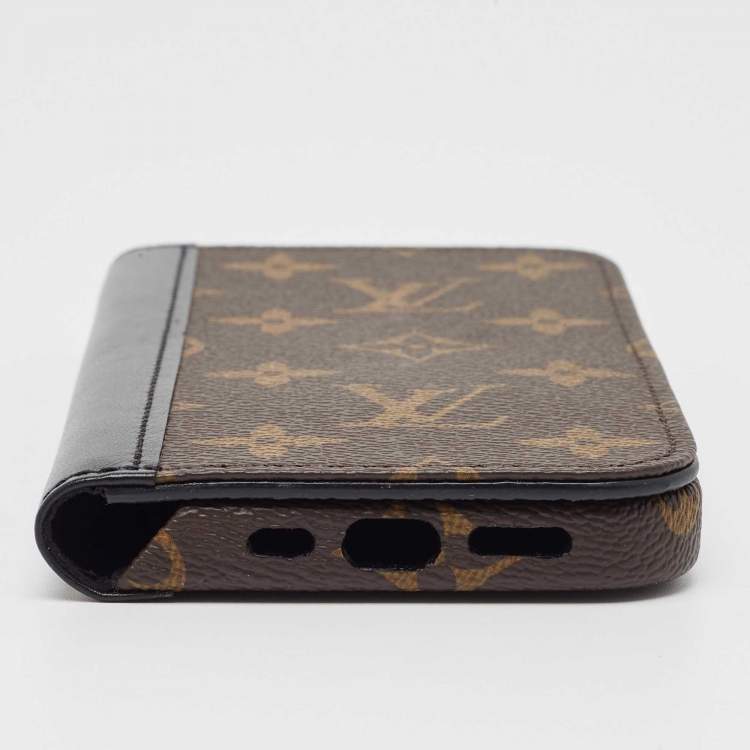 Pre Owned Louis Vuitton Monogram Canvas iPhone 14 Pro Folio Case