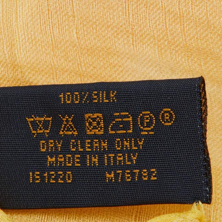 مملوكة مسبقًا Louis Vuitton Multicolor Ombre Logo Printed Silk Scarf