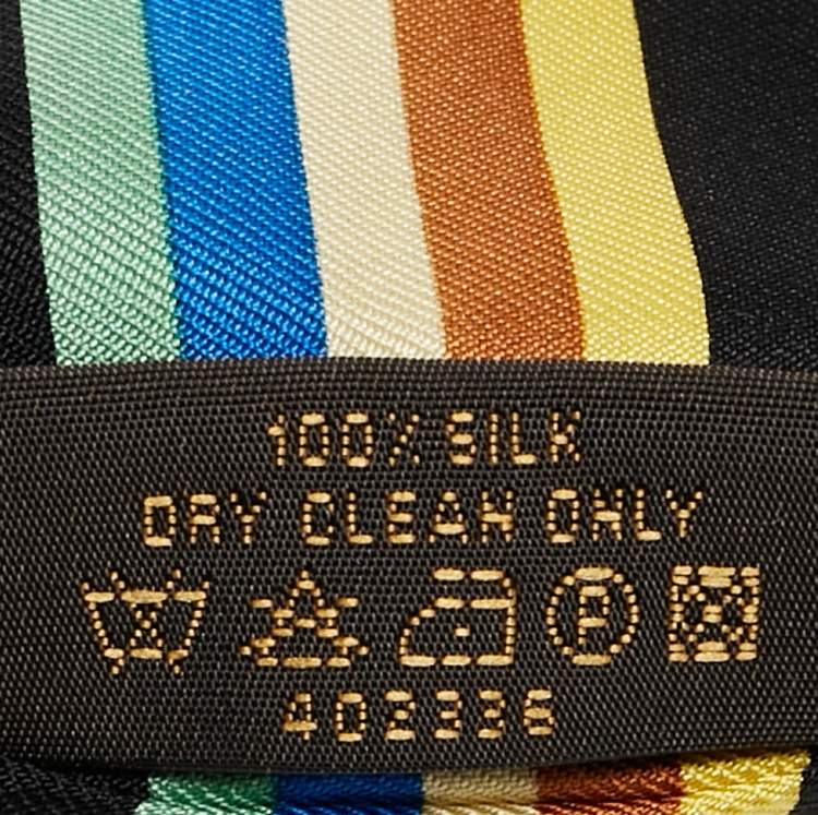 Pre Owned Louis Vuitton Multicolor Monogram Silk Bandeau Scarf 