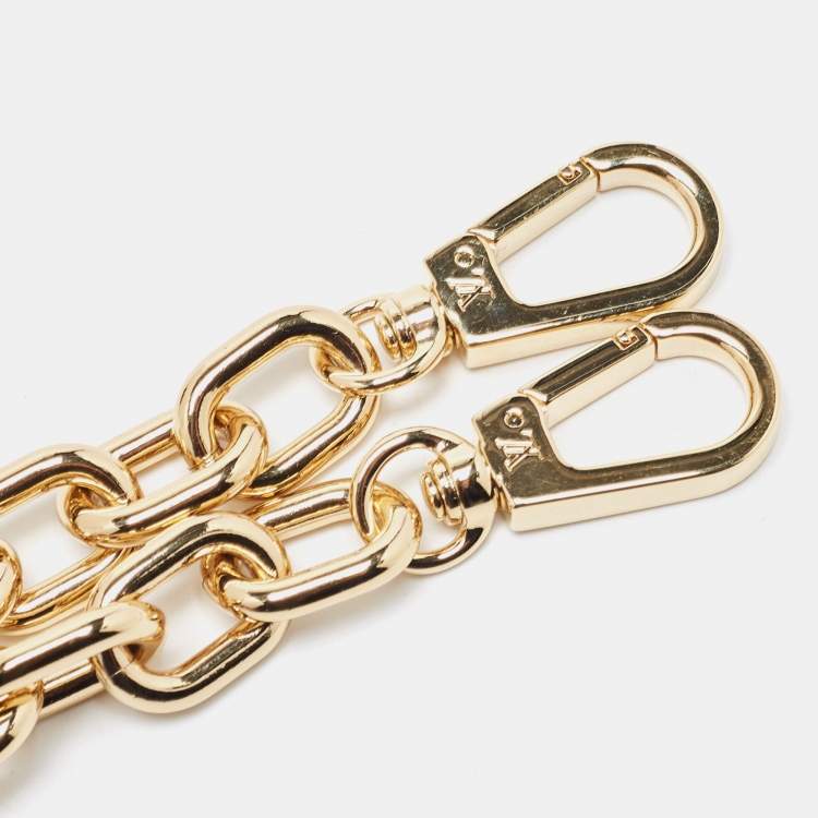 Pre Owned Louis Vuitton Gold Chain Link Shoulder Bag Strap