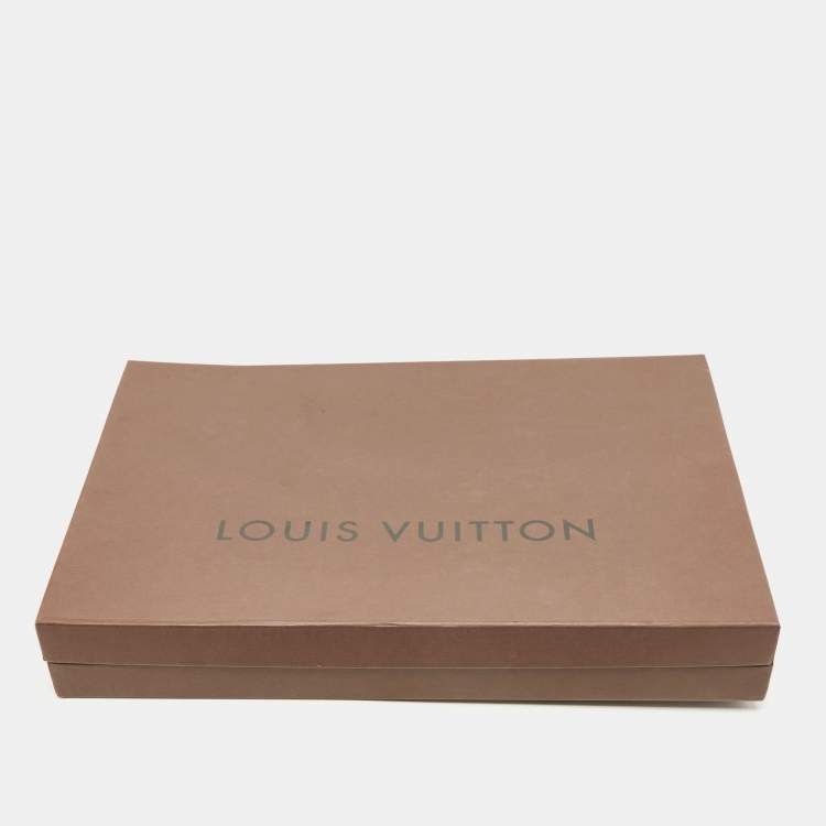 مملوكة مسبقًا Louis Vuitton Beige Sequined Monogram Mohair Wool Blend Sunset Scarf