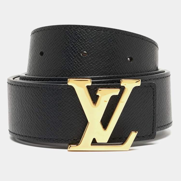 Pre Owned Louis Vuitton Monogram Canvas LV Initiales Belt 75 CM