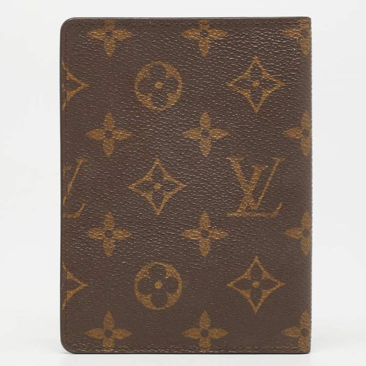 Pre Owned Louis Vuitton Monogram Canvas Passport Cover