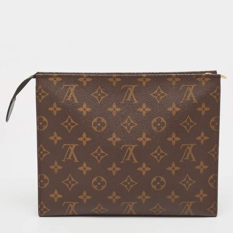 Pre Owned Louis Vuitton Monogram Canvas Toiletry Pouch 26